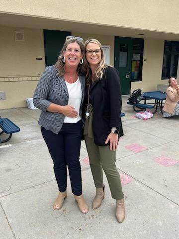 Staff and contractors at work